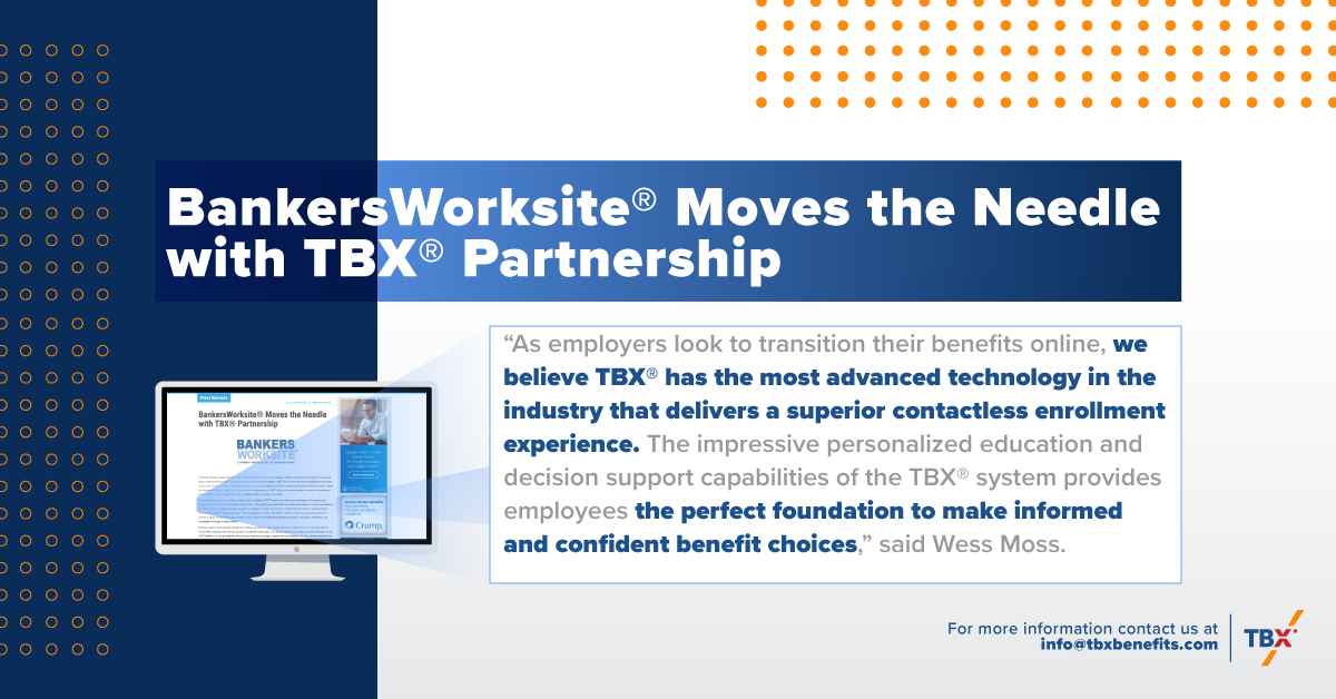 BankersWorksite® Moves the Needle with TBX® Partnership